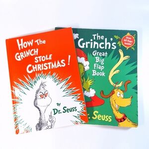 Dr. Seuss Childrens Christmas Books Grinch Lot